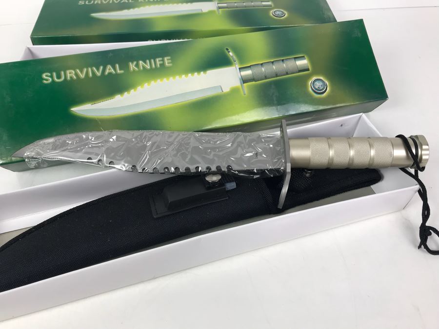 Pair Of Survival Knives New Old Stock 15-437M [Photo 4]