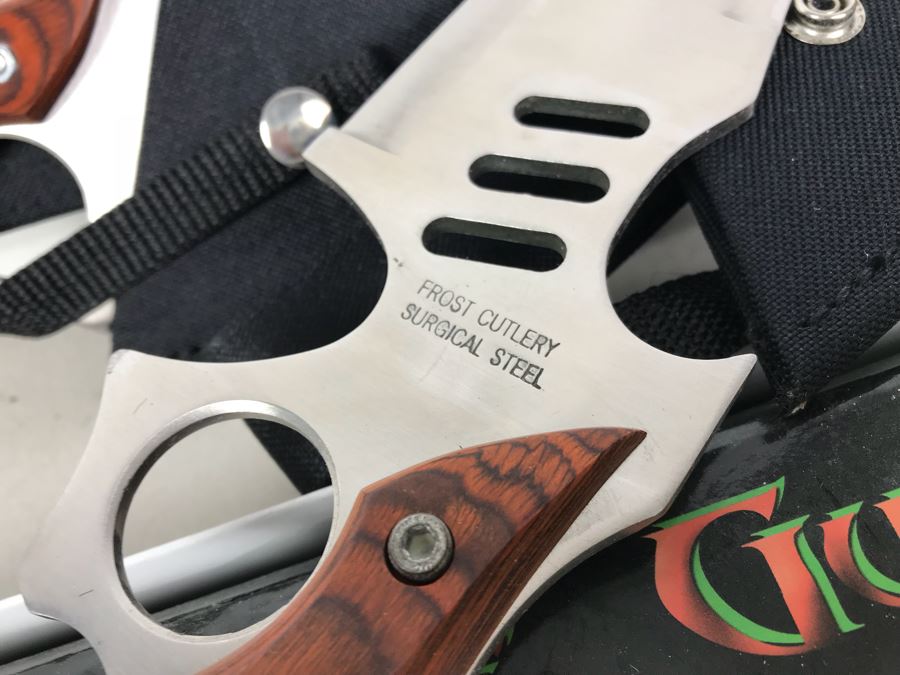 (2) Frost Cutlery Road Warrior Fantasy Knives (1) Frost Cutlery The Guardian Fantasy Knive [Photo 9]