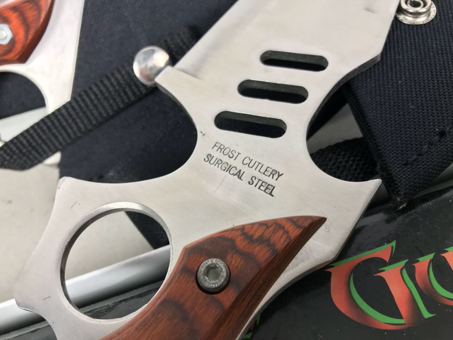 (2) Frost Cutlery Road Warrior Fantasy Knives (1) Frost Cutlery The Guardian Fantasy Knive [Photo 10]