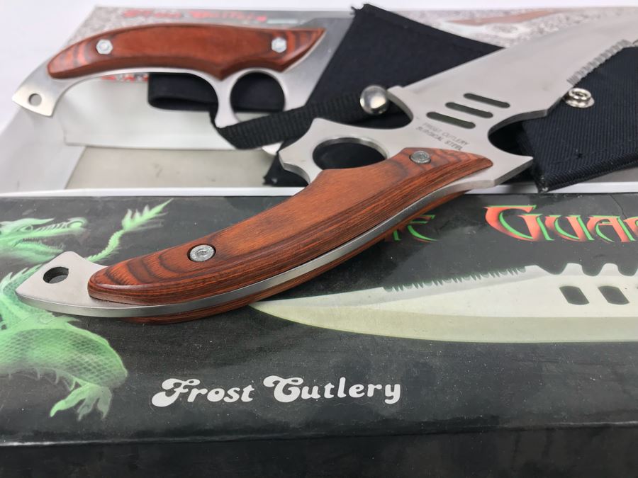 (2) Frost Cutlery Road Warrior Fantasy Knives (1) Frost Cutlery The Guardian Fantasy Knive [Photo 13]