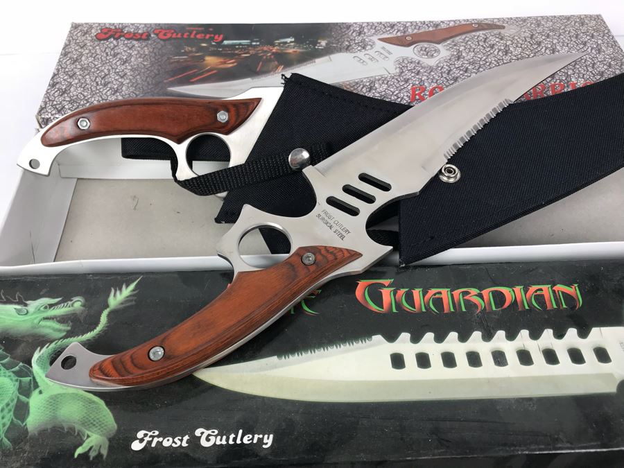(2) Frost Cutlery Road Warrior Fantasy Knives (1) Frost Cutlery The Guardian Fantasy Knive [Photo 7]