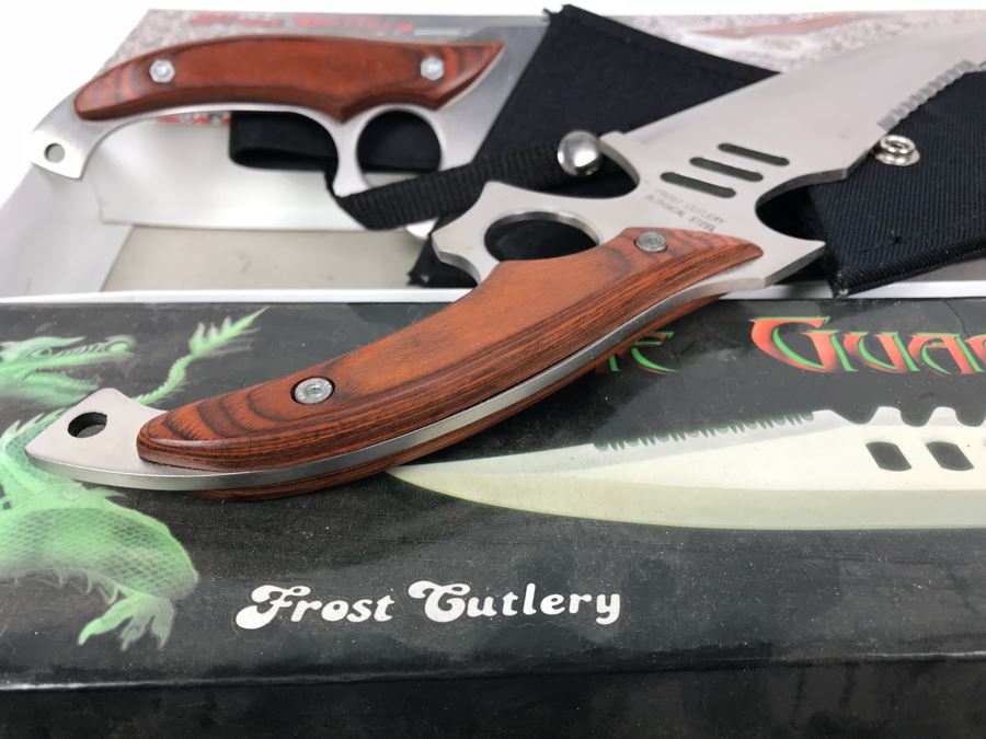 (2) Frost Cutlery Road Warrior Fantasy Knives (1) Frost Cutlery The Guardian Fantasy Knive [Photo 12]