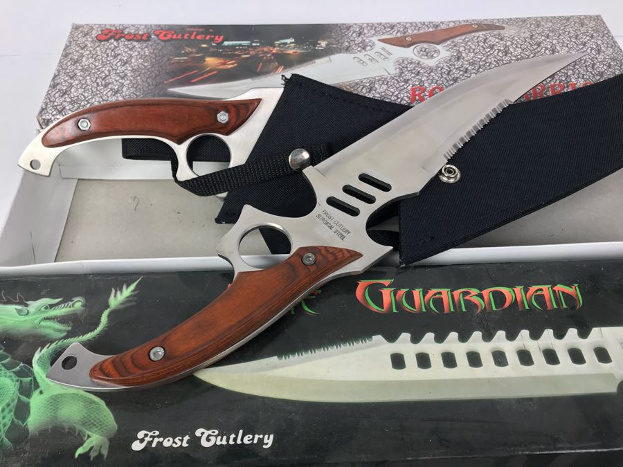 (2) Frost Cutlery Road Warrior Fantasy Knives (1) Frost Cutlery The Guardian Fantasy Knive [Photo 8]