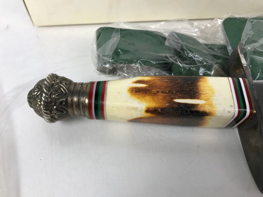 Pair Of Chipaway Cutlery Coyote Bowie Knives Silver Series Fantasy Knives [Photo 6]