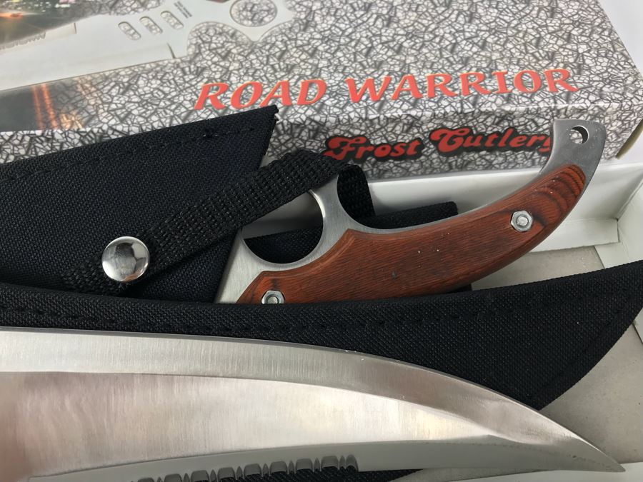 Fantasy Knives: Pair Of Frost Cutlery Road Warrior Knives And Skagway ...