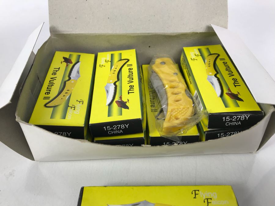 Wildlife Series Pocket Knives New Old Stock 12 Pieces And The Vulture II Pocket Knives New Old Stock 8 Pieces [Photo 8]