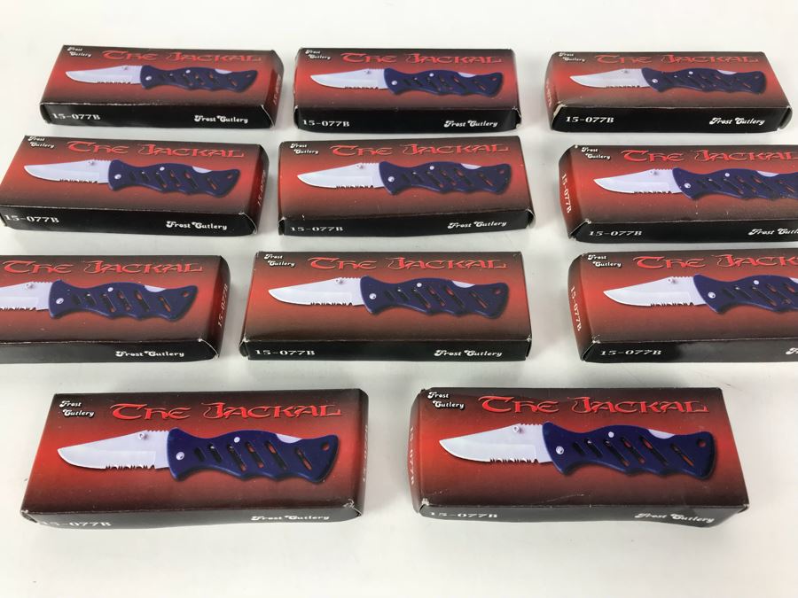 Frost Cutlery The Jackal Pocket Knives New Old Stock 11 Pieces 15-077B [Photo 2]