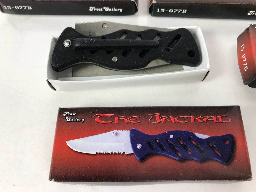 Frost Cutlery The Jackal Pocket Knives New Old Stock 11 Pieces 15-077B [Photo 4]