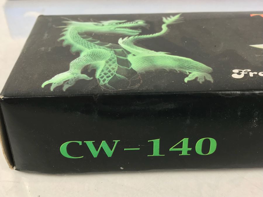 Set Of (2) Fantasy Knives With Boxes: Immortal Warrior And The Guardian By Frost Cutlery [Photo 19]