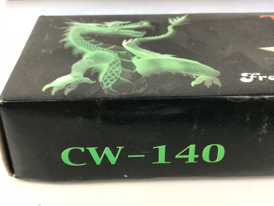 Set Of (2) Fantasy Knives With Boxes: Immortal Warrior And The Guardian By Frost Cutlery [Photo 18]