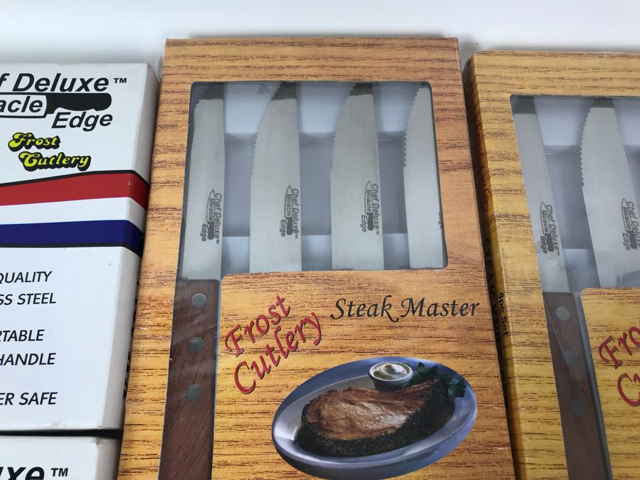 (7) Frost Cutlery Knives Steak Kitchen Fillet Knives New Old Stock [Photo 9]