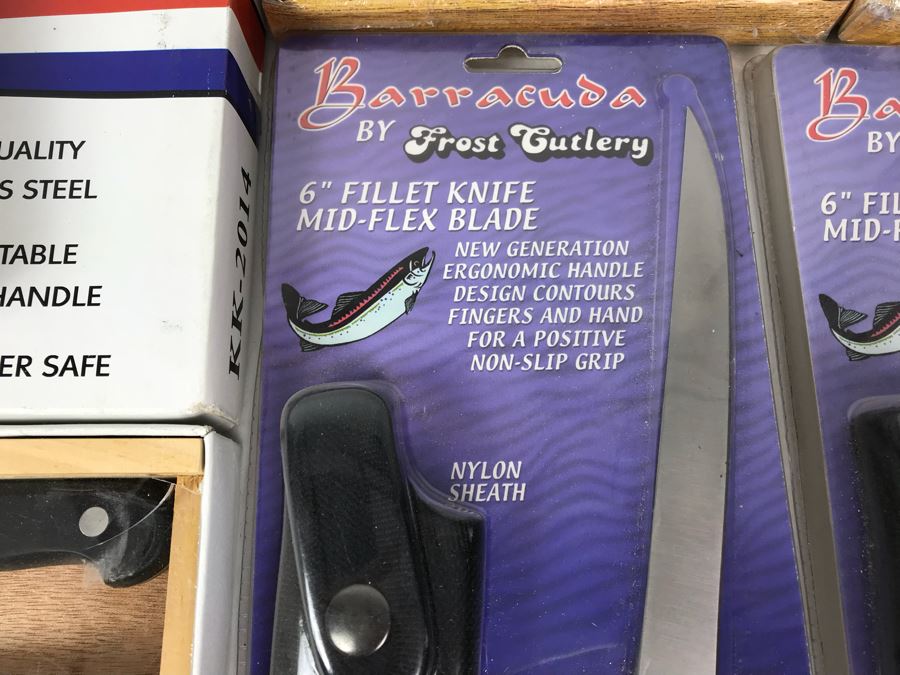 (7) Frost Cutlery Knives Steak Kitchen Fillet Knives New Old Stock [Photo 3]