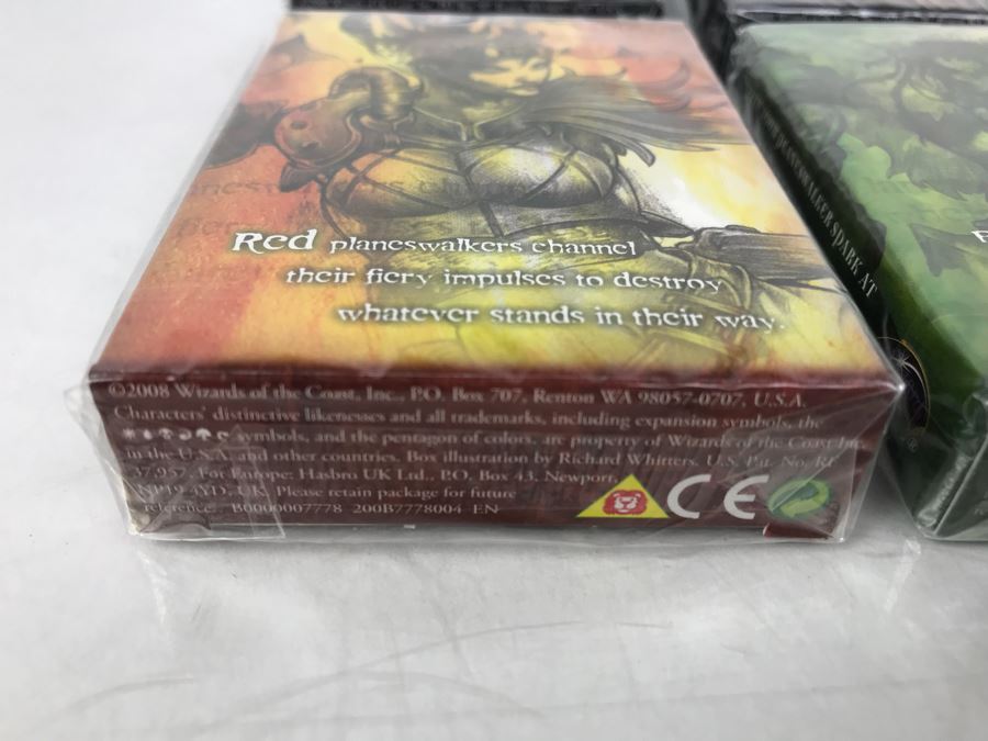 (4) Sealed Vintage 2008 Magic The Gathering Planeswalker Game Cards [Photo 5]