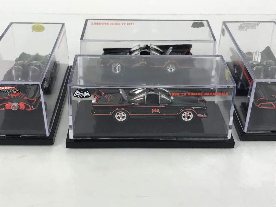 (4) Mattel Hot Wheels Limited Edition 1966 TV Series Batmobile Batman Car [Photo 2]