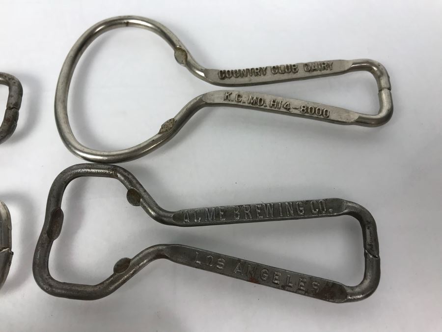 (6) Collection Of Vintage Beer Advertising Church Key Bottle Cap Openers [Photo 5]