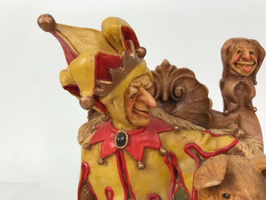 Limited Edition Lilliput Lane Land Of Legend Hap Henriksen Figurine 'His Majestic Majesty Baldrick The Incredibly Simple' Vintage 1989 Number 120 [Photo 5]