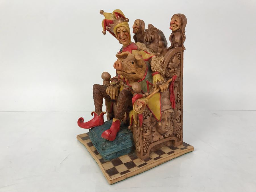 Limited Edition Lilliput Lane Land Of Legend Hap Henriksen Figurine 'His Majestic Majesty Baldrick The Incredibly Simple' Vintage 1989 Number 120 [Photo 7]