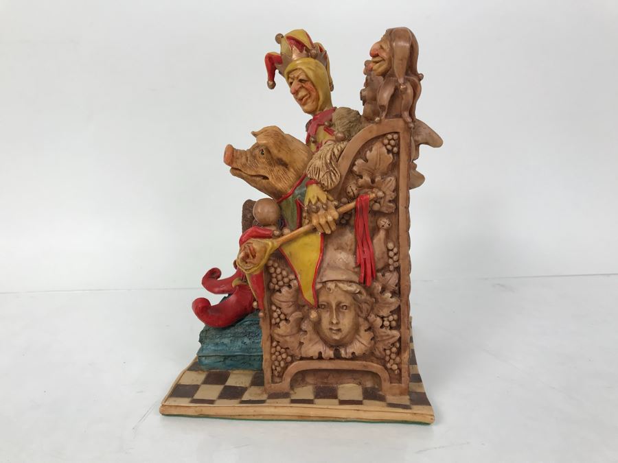 Limited Edition Lilliput Lane Land Of Legend Hap Henriksen Figurine 'His Majestic Majesty Baldrick The Incredibly Simple' Vintage 1989 Number 120 [Photo 9]