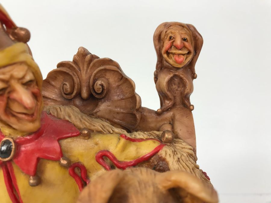 Limited Edition Lilliput Lane Land Of Legend Hap Henriksen Figurine 'His Majestic Majesty Baldrick The Incredibly Simple' Vintage 1989 Number 120 [Photo 6]