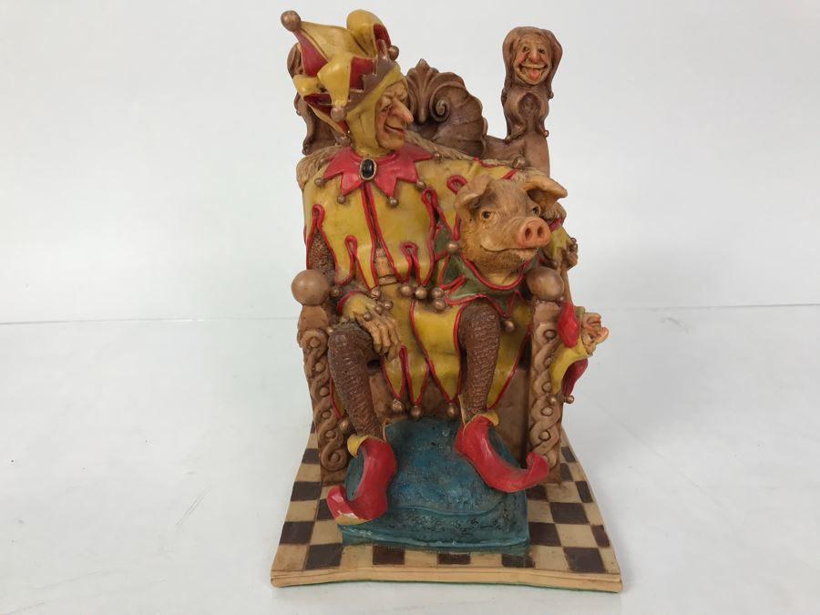 Limited Edition Lilliput Lane Land Of Legend Hap Henriksen Figurine 'His Majestic Majesty Baldrick The Incredibly Simple' Vintage 1989 Number 120 [Photo 2]