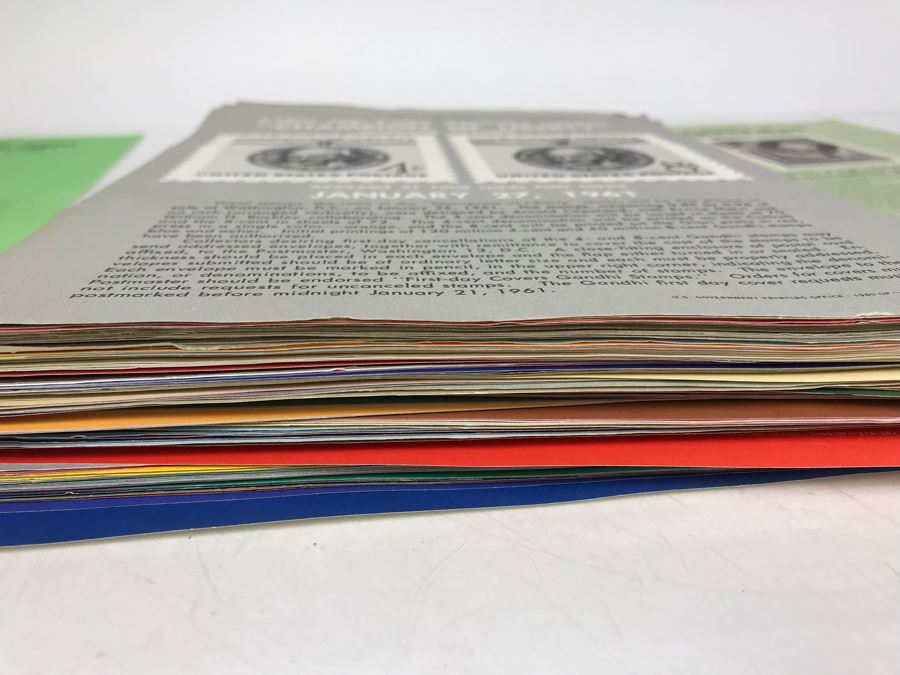 Large Collection Of Vintage United States Postal Service USPS Bulletin Board Flyers Promoting Postage Stamps From 1960's [Photo 12]