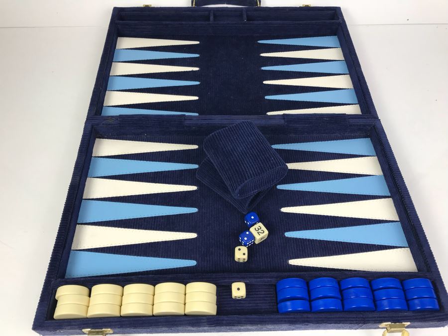 Vintage Backgammon Travel Set