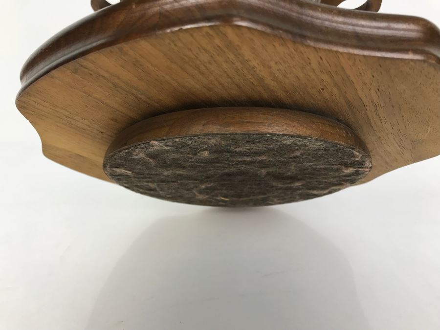 Vintage Wooden Rotating Tobacco Pipe Holder With Tobacco Jar [Photo 6]