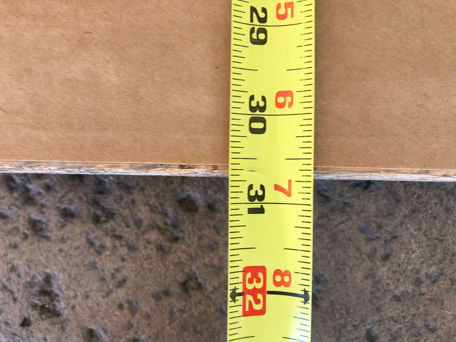 JUST ADDED - Original Michael C. McCullough Watercolor Painting With Antique 1100-1250 Indian Pottery Sherd (Also Original Pen And Ink Drawing On Back) 35' X 31' [Photo 21]