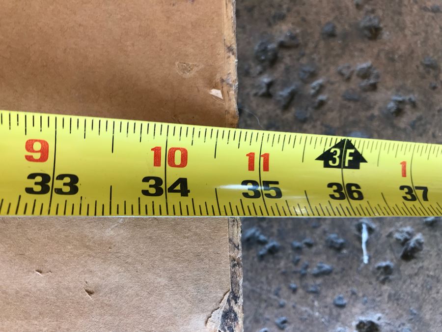 JUST ADDED - Original Michael C. McCullough Watercolor Painting With Antique 1100-1250 Indian Pottery Sherd (Also Original Pen And Ink Drawing On Back) 35' X 31' [Photo 20]