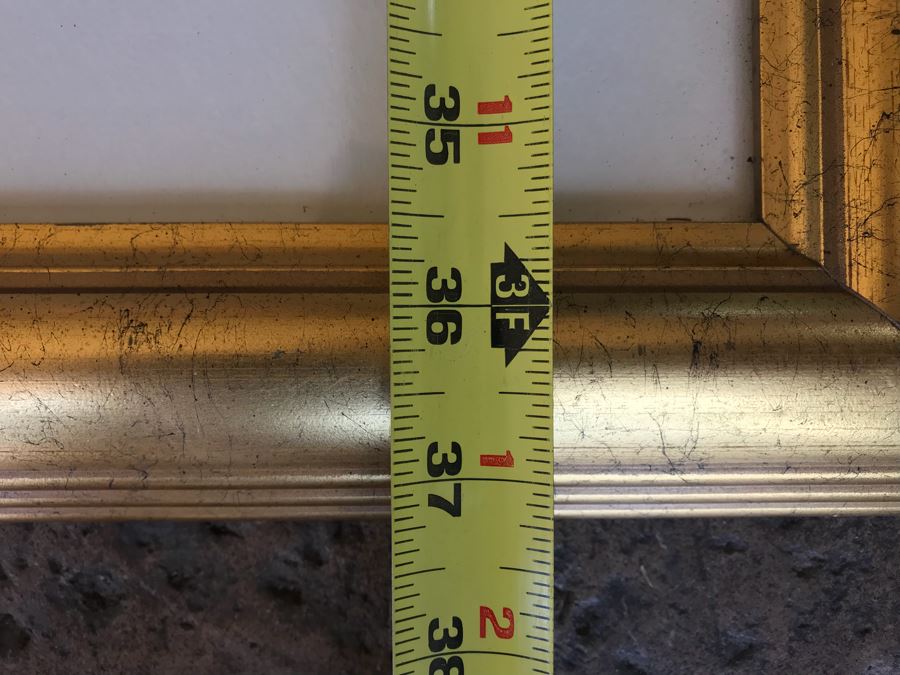 JUST ADDED - Pair Of Gilt Framed Prints Of Vase And Ewer 31' X 37' [Photo 18]