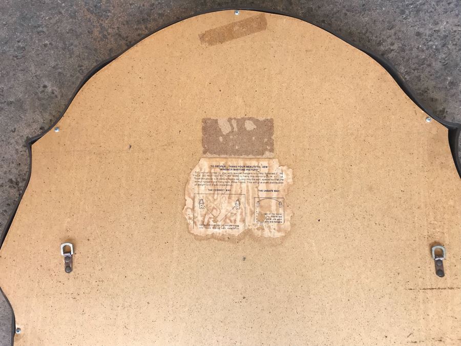 JUST ADDED - Mid-Century Gold Tone Mirror 25.5' X 41' [Photo 8]