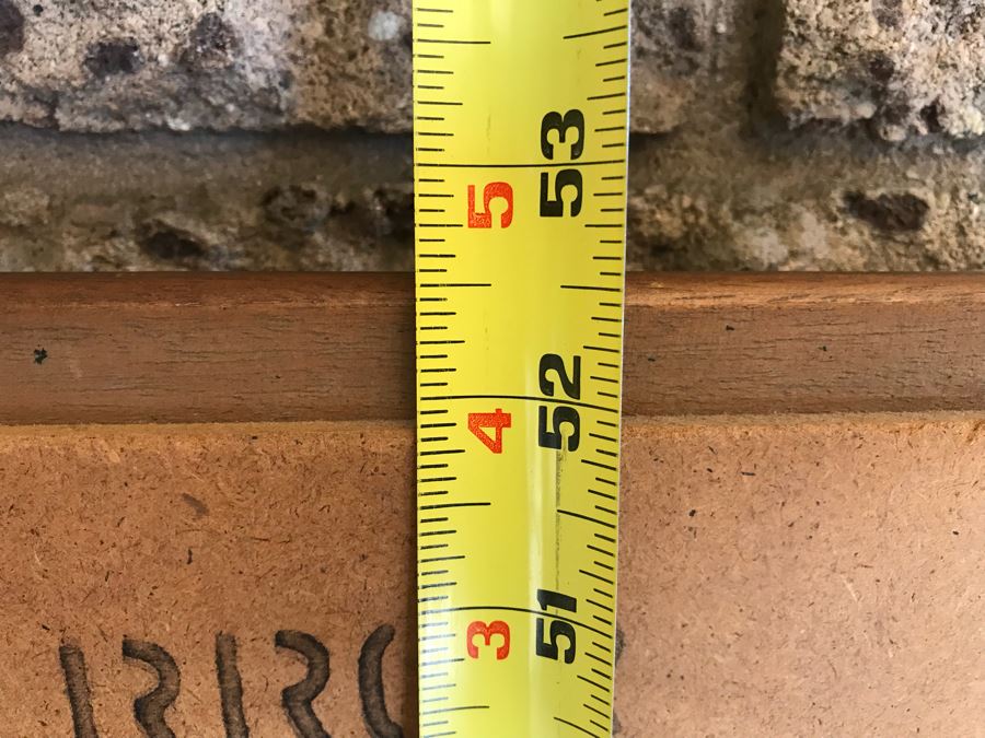 JUST ADDED - Mid-Century Walnut Wall Mirror 28.5' X 52.5' [Photo 6]