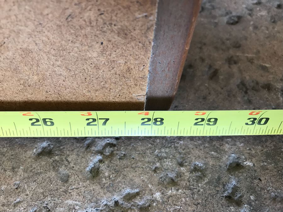 JUST ADDED - Mid-Century Walnut Wall Mirror 28.5' X 52.5' [Photo 5]