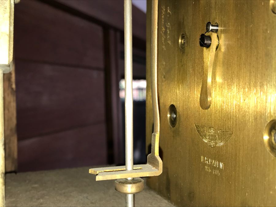 Stunning Arts & Crafts Carved Wooden Grandfather Case Clock With D.G.M.S. Clock Movement - Was Working May Need Servicing [Photo 28]