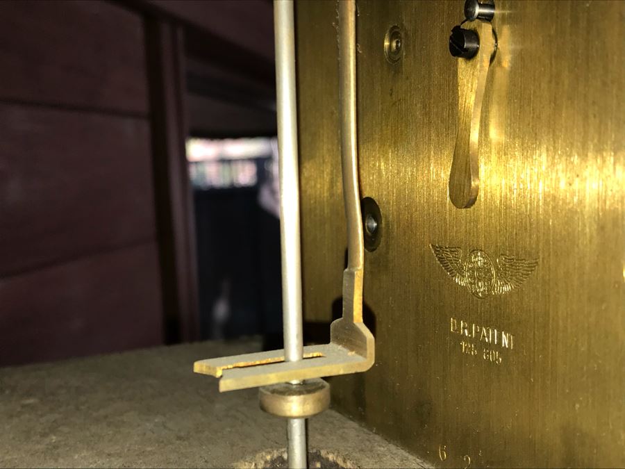 Stunning Arts & Crafts Carved Wooden Grandfather Case Clock With D.G.M.S. Clock Movement - Was Working May Need Servicing [Photo 29]