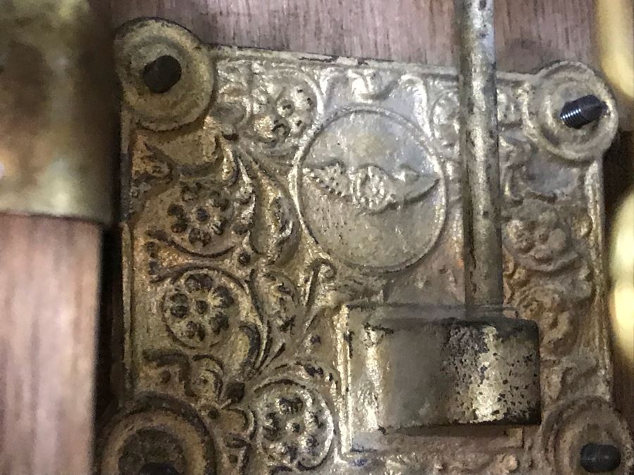 Stunning Arts & Crafts Carved Wooden Grandfather Case Clock With D.G.M.S. Clock Movement - Was Working May Need Servicing [Photo 20]