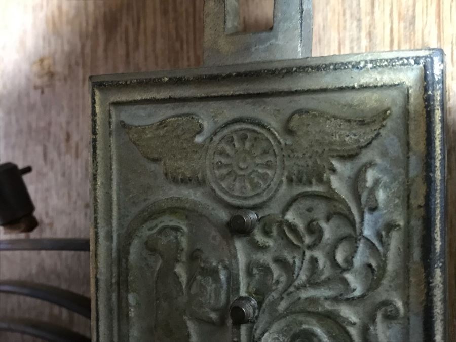 Stunning Arts & Crafts Carved Wooden Grandfather Case Clock With D.G.M.S. Clock Movement - Was Working May Need Servicing [Photo 15]