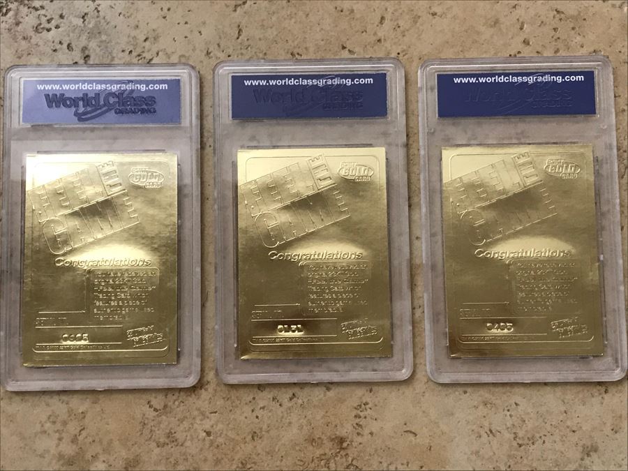 (3) Graded 10 Baseball Cards Frank Thomas Game-Used Bat Cards [Photo 6]