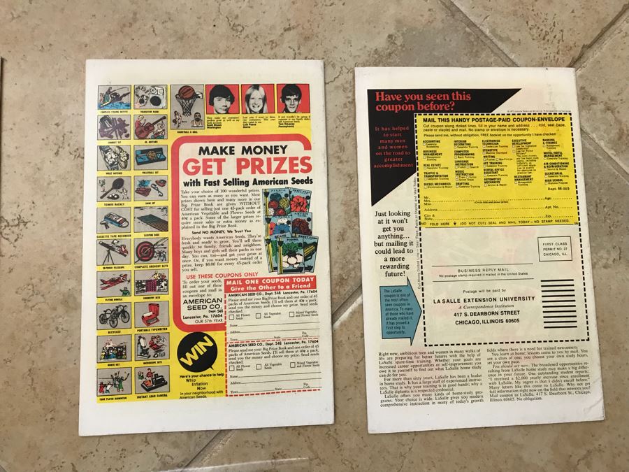 (8) Vintage Comic Books: Marvel DC Comics Werewolf By Night, Weird Wonder Tales, Weird Adventure Comics, Unexpected [Photo 14]