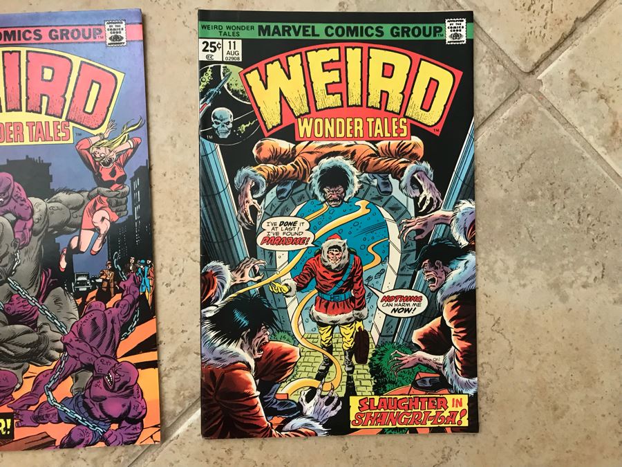 (8) Vintage Comic Books: Marvel DC Comics Werewolf By Night, Weird Wonder Tales, Weird Adventure Comics, Unexpected [Photo 6]