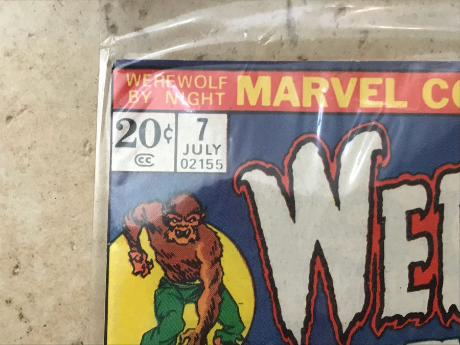 (8) Vintage Comic Books: Marvel DC Comics Werewolf By Night, Weird Wonder Tales, Weird Adventure Comics, Unexpected [Photo 3]