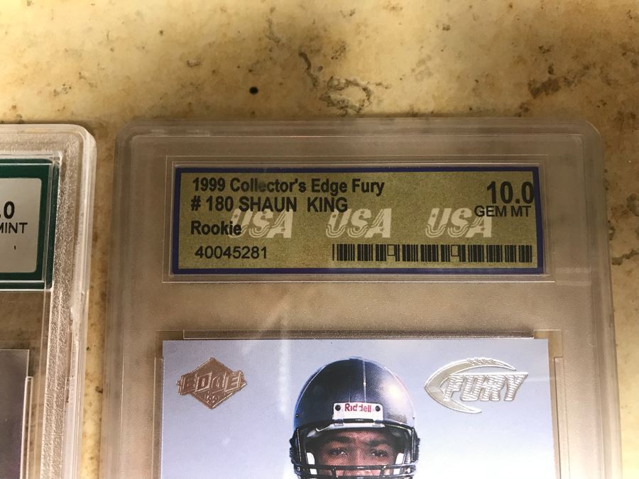 Graded 10 Football Cards: Peyton Manning And Shaun King Rookie Card [Photo 6]