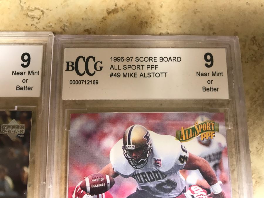 Graded 9.5 Football Card Dan Marino 3Q, Graded 9 Football Cards: Brian Griese, Larry Csonka And Mike Alstott [Photo 10]