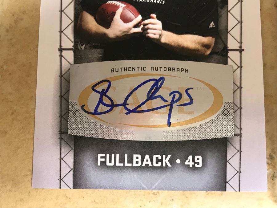 Signed Football Cards: Shaun Chapas, Ozzie Newsome And Kyle Rudolph [Photo 7]