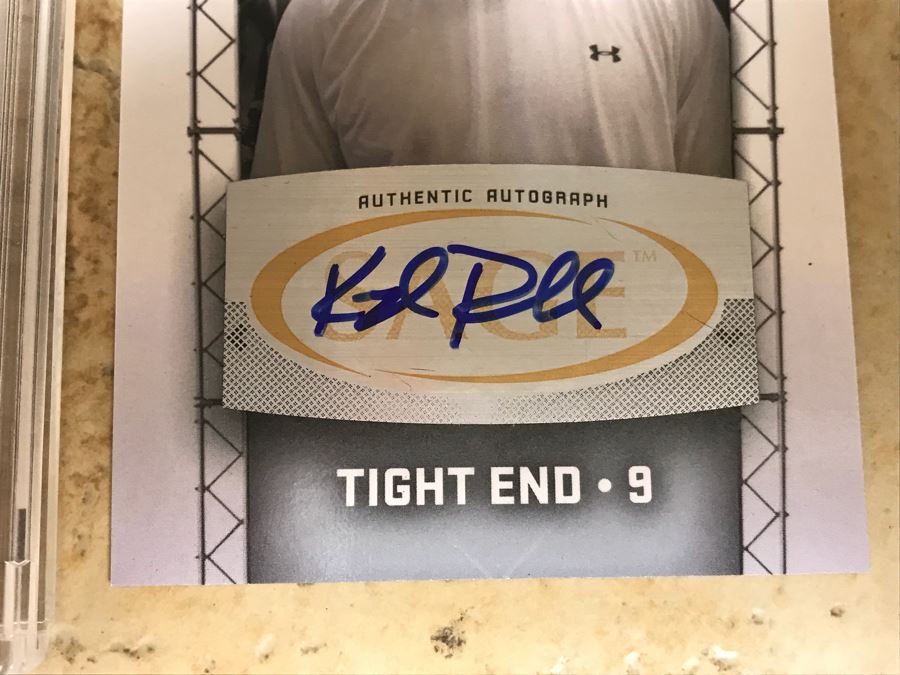 Signed Football Cards: Shaun Chapas, Ozzie Newsome And Kyle Rudolph [Photo 5]