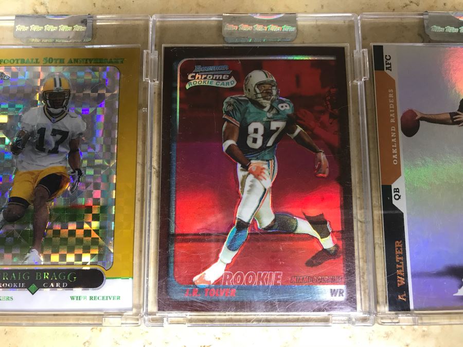 Topps Uncirculated Rookie Football Cards Shaun Cody, Craig Bragg, J. R. Tolver And Andrew Walter [Photo 4]