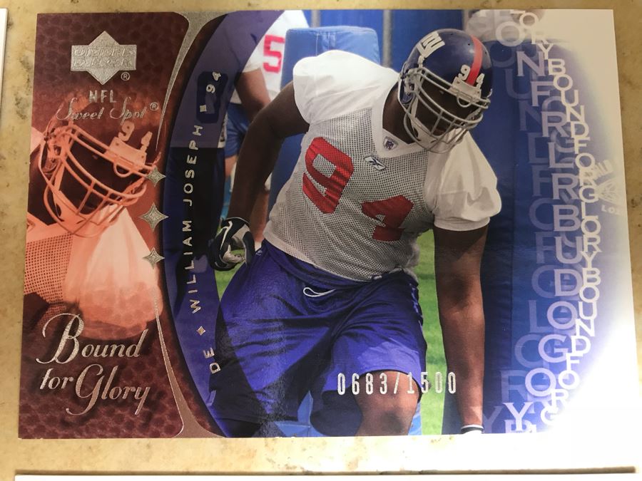 (6) Rookie Football Cards: Roy Williams, Devery Henderson, Kellen Winslow Jr., William Joseph, Justin Griffith, And Johnnie Morant [Photo 5]