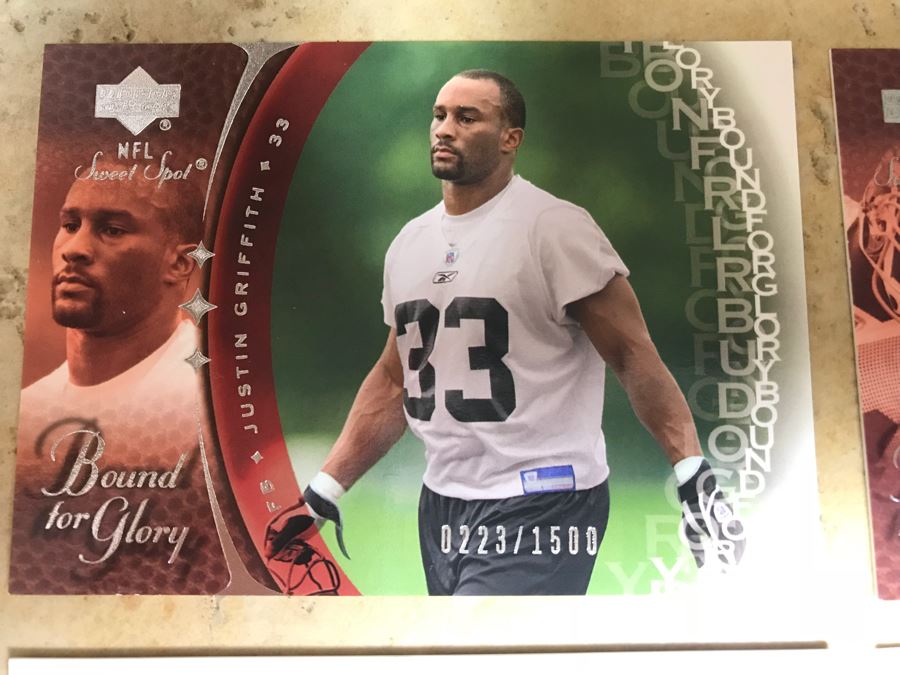 (6) Rookie Football Cards: Roy Williams, Devery Henderson, Kellen Winslow Jr., William Joseph, Justin Griffith, And Johnnie Morant [Photo 6]