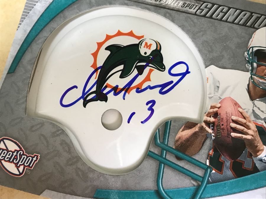 Pair Of Upper Deck Signed Football Cards Dan Marino And Jack Ham [Photo 3]