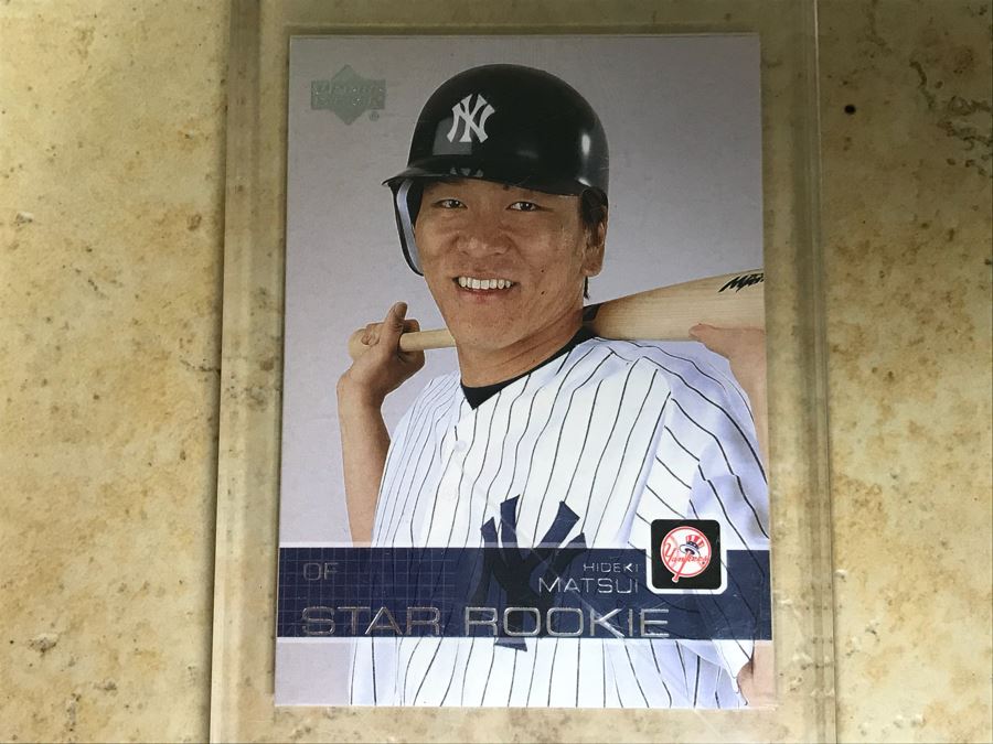2003 Upper Deck Baseball Card Hideki Matsui [Photo 2]
